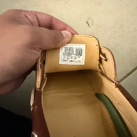 Sperry Gold Cup Leather Boat Shoes Brown Mens 7.5 New w/ Box Premium - Picture 6 of 7